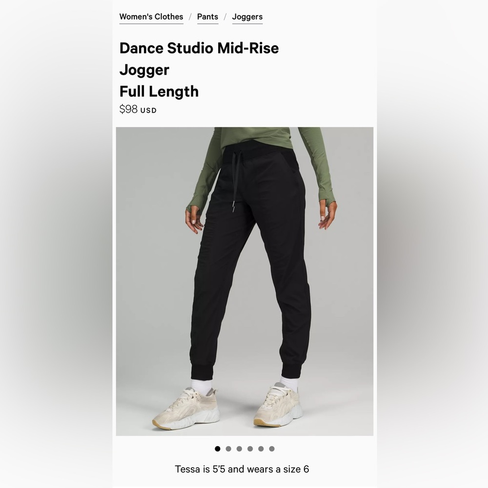 Lululemon Dance Studio Jogger